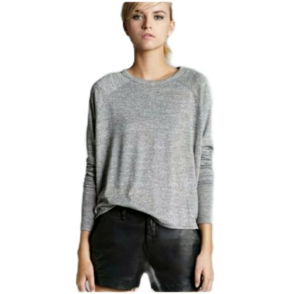 rag & bone Tops - Rag & Bone Camden Long Sleeve Tops (Gray)